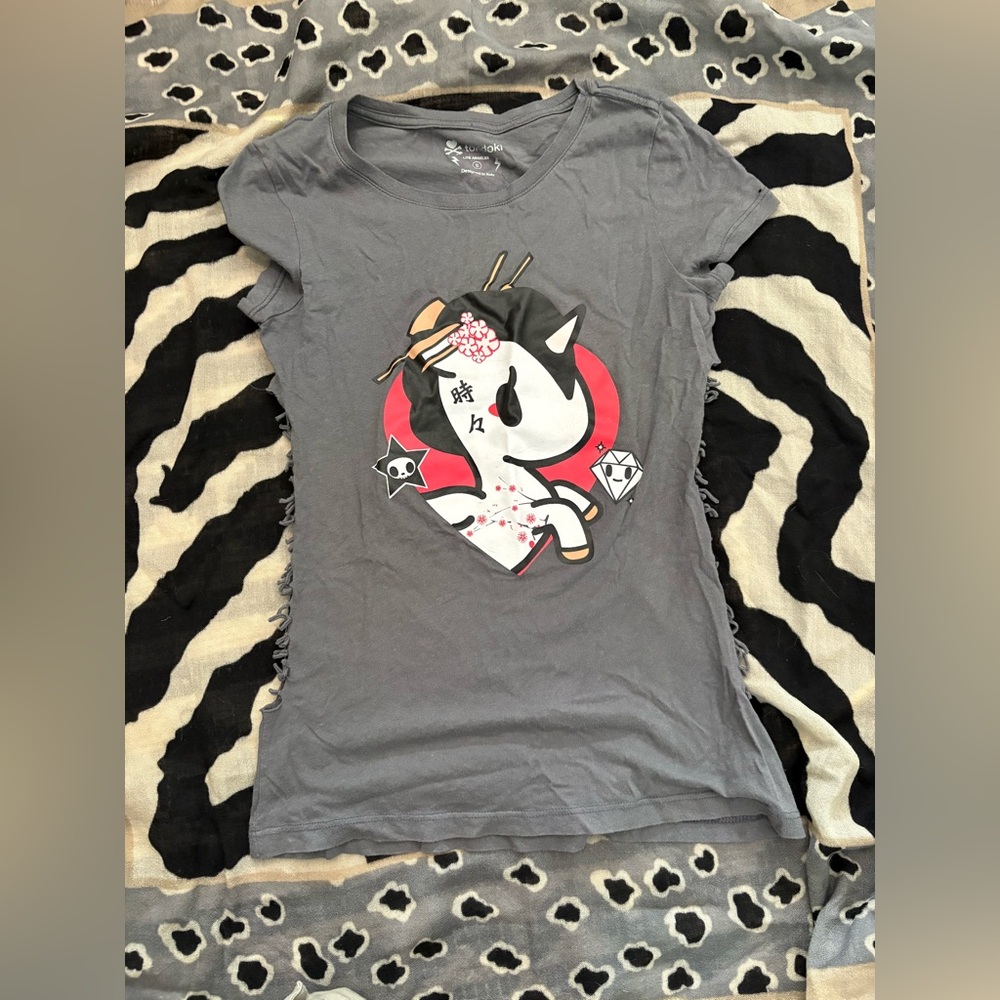 Tokidoki Gray Graphic Tee